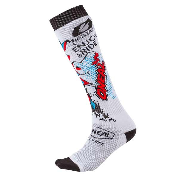 Calcetines Oneal PRO MX Villain blanco