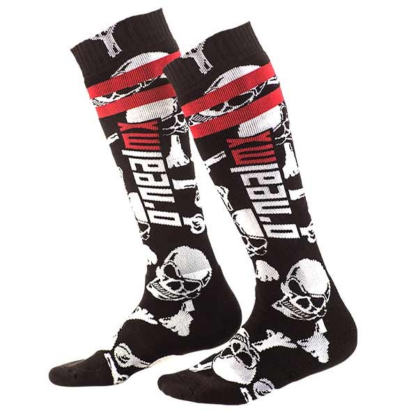 Oneal PRO MX Crossbone Socken schwarz weiß