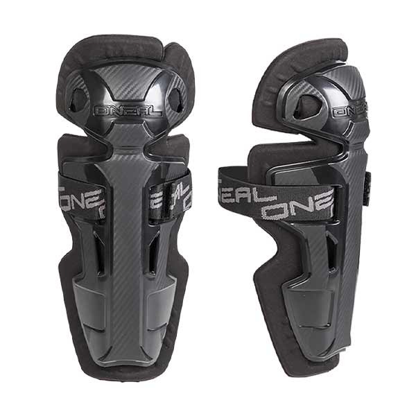 Oneal PRO II RL Carbon Look knee pads for children in black