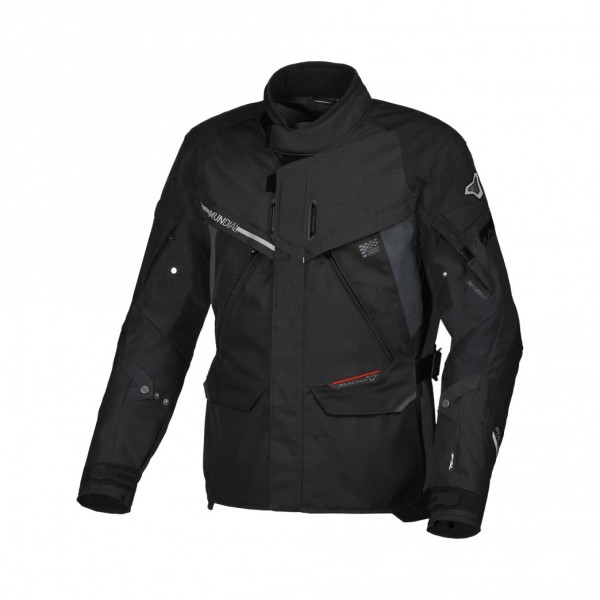 Macna Mundial black motorcycle jacket