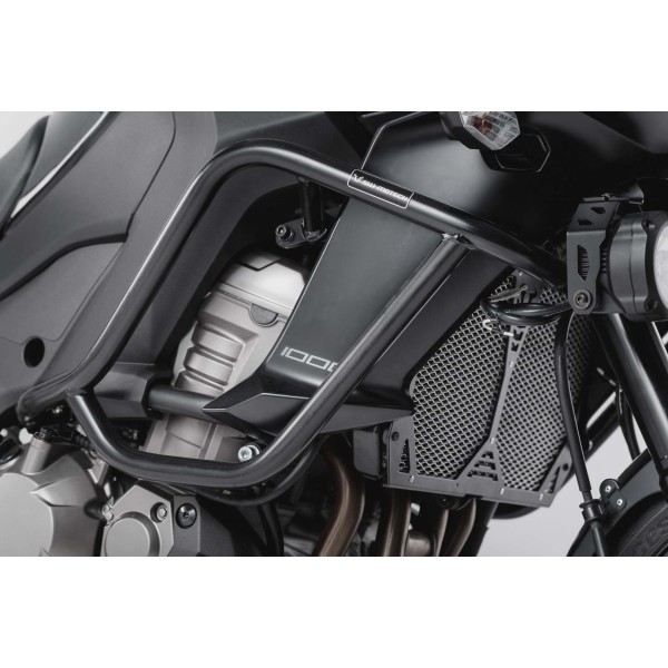 Barra protezione motore Sw-Motech nero Kawasaki Versys 1000 (15-18)