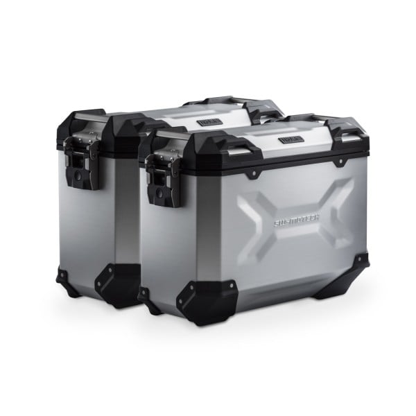 Sw-Motech kit maletas Trax Adv aluminio plata 37-37 l Honda XL750 Transalp (22-)