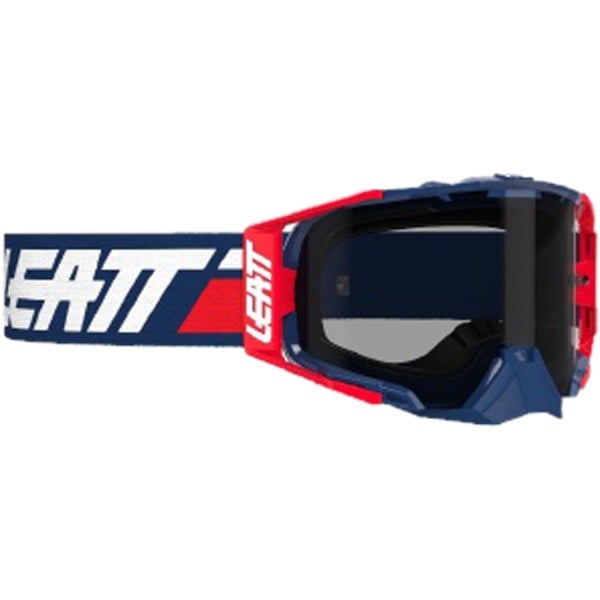 Leatt Velocity 6.5 Royal hellgraue Motocross-Maske