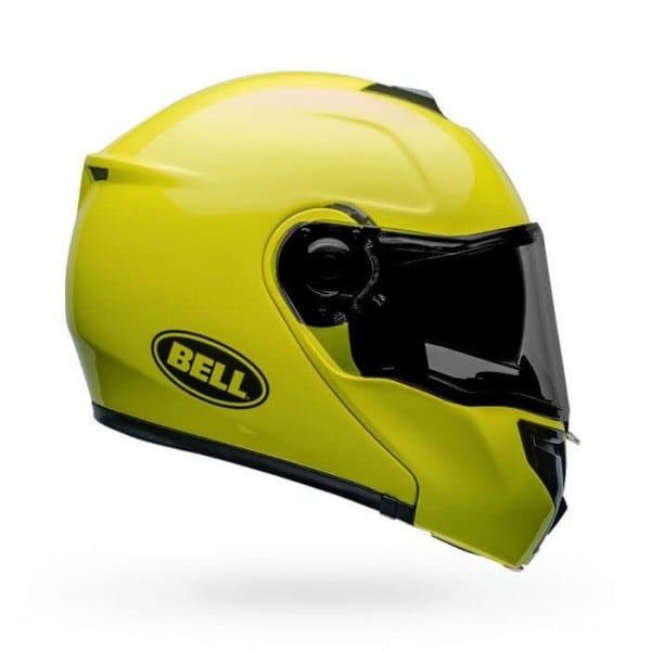 Motorcycle Helmet Modular BELL HELMETS SRT Transmit Hi Viz