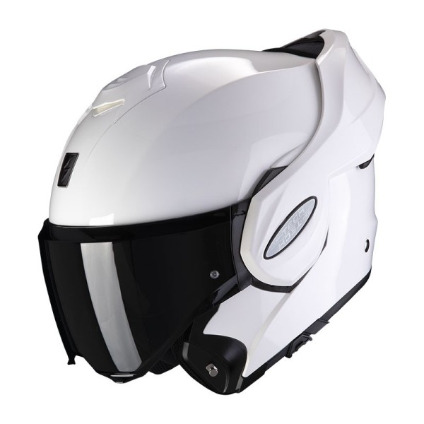 Scorpion Exo Tech Evo Solid modular helmet white