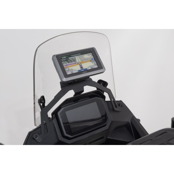 Support GPS de tableau de bord Sw-Motech noir Honda XL750 Transalp (22-)