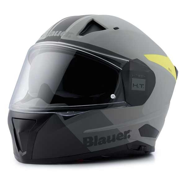 Blauer HT Naca NF01B full-face helmet matt grey yellow