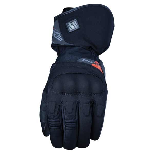 Five HG2 WP heated motorcycle gloves black