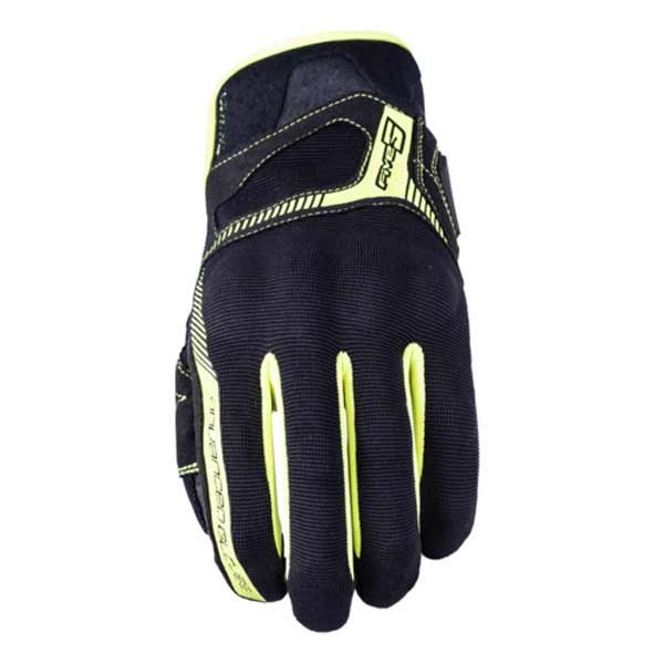 Five RS3 gloves black fluo yellow