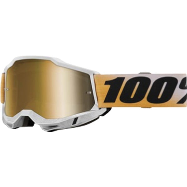 100% Accuri 2 Shiv goggle with gold mirrored lens