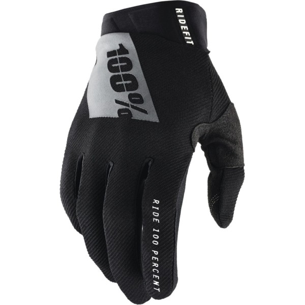 100 % Ridefit Motocross-Handschuhe schwarze