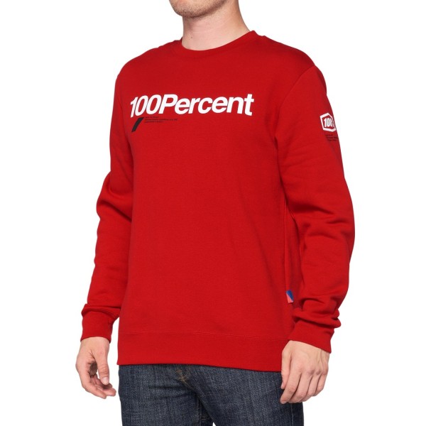 100% red Manifesto sweatshirt