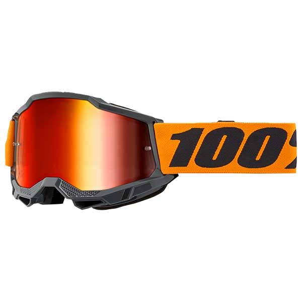Gafas 100% Accuri 2 naranja con lente roja