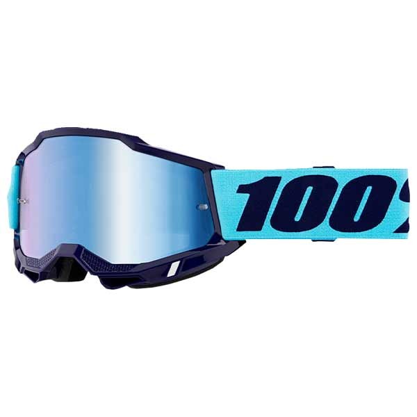 Maschera 100% Accuri 2 Vaulter lente specchiata blu