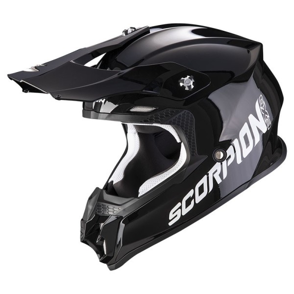 Scorpion VX-16 Evo Air Solid Motocross-Helm schwarz