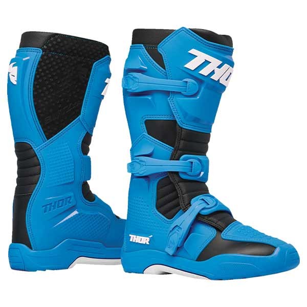 Thor Blitz XR Motocross-Stiefel blau schwarz