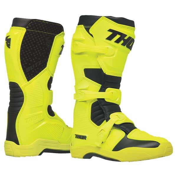 Thor Blitz XR Motocross-Stiefel gelb schwarz