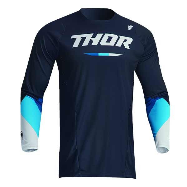 Thor Pulse Tactic Youth Motocross-Trikot dunkelblau
