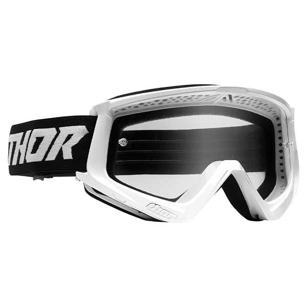 Thor Combat Youth motorcycle goggles white