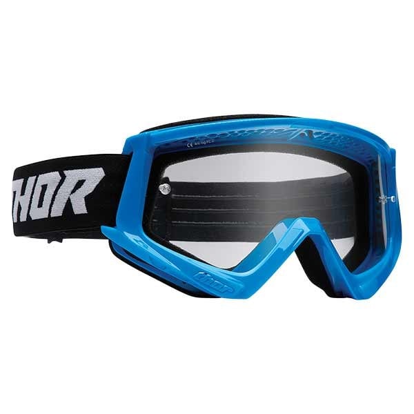 Thor Combat Youth motorcycle goggles blue