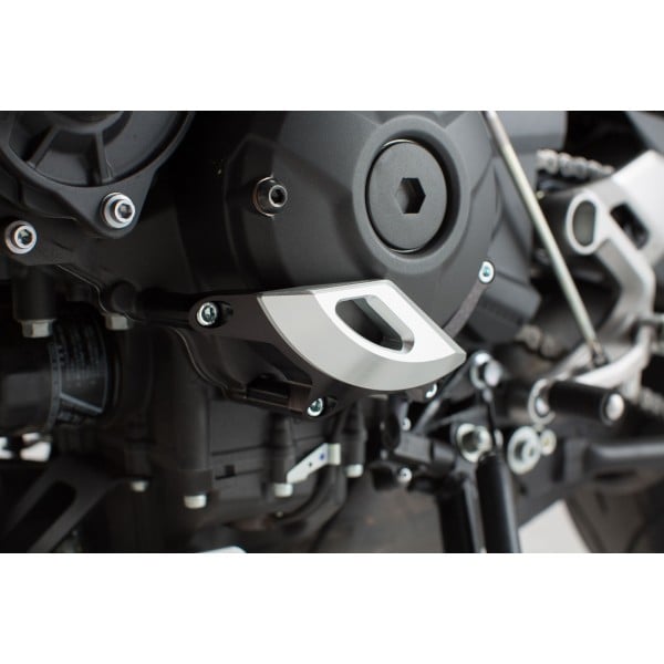 Protection de couvercle de compartiment moteur Sw-Motech noir argent Yamaha MT09 / Tracer / Tracer900/ GT / XSR900