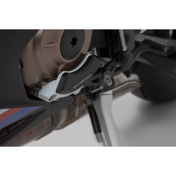 Sw-Motech engine compartment cover protector black silver Bmw S1000RR (19-) / R (21-) M1000R (22-)