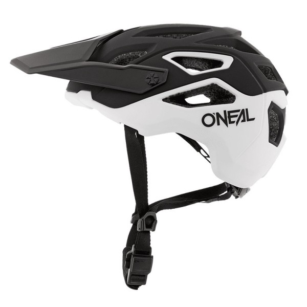 Oneal Pike Solid MTB-Helm Schwarz Weiß
