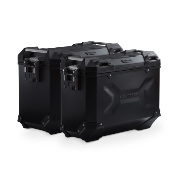 Kit maletas TRAX ADV Sw-Motech aluminio negro 45-37 l Honda XRV750 Africa Twin (92-03)