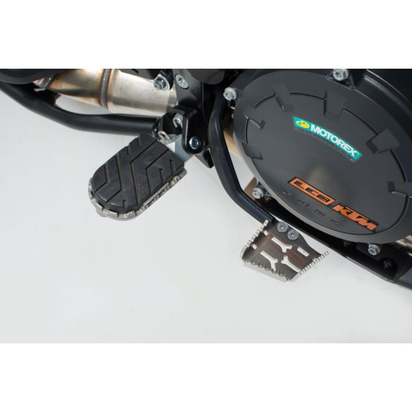 Agrandissement de la pédale de frein Sw-Motech argent modèles KTM