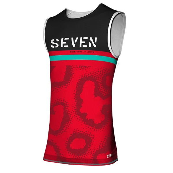 Maillot rouge Seven MX Zero Midway