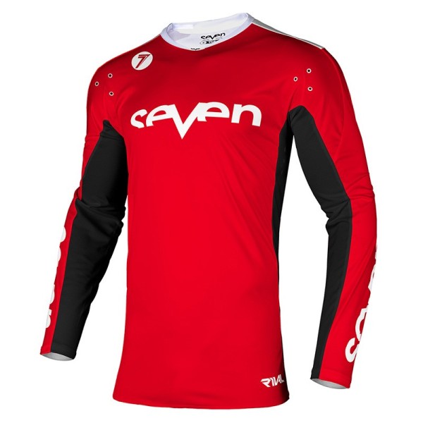Camiseta Seven MX Rival Staple roja