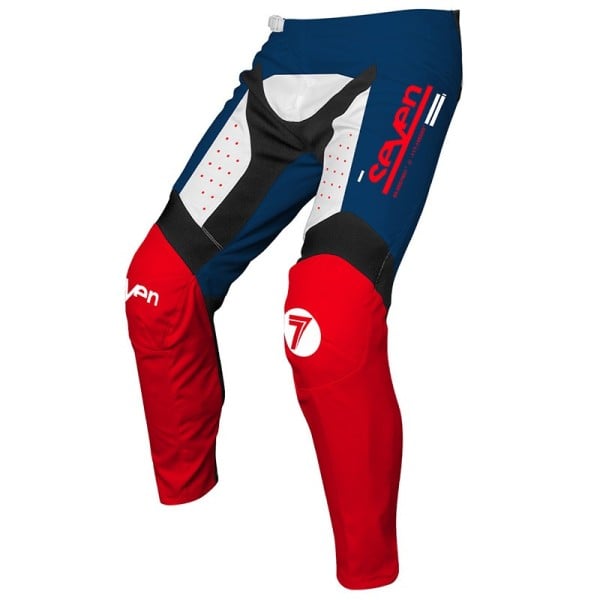 Pantaloni Seven MX Vox Aperture rosso blu