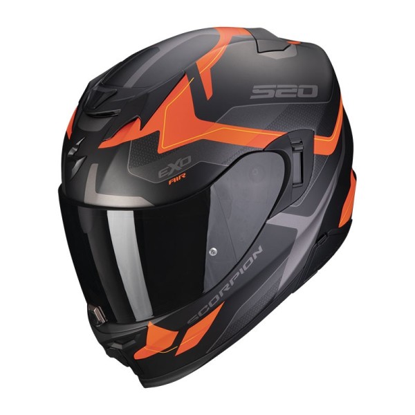 Scorpion EXO 520 Evo Air Elan Helm mattschwarz orange