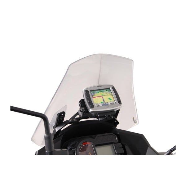 Soporte GPS salpicadero Sw-Motech negro Kawasaki Versys 1000 (12-14)