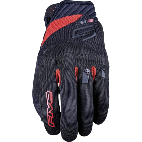 Five RS3 EVO gloves black red