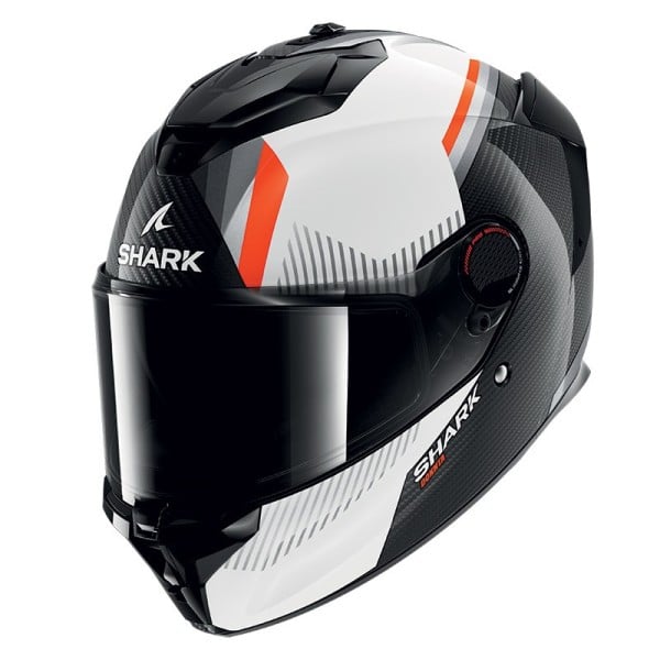 Shark Spartan GT Pro Dokhta Carbon Helm weiß orange
