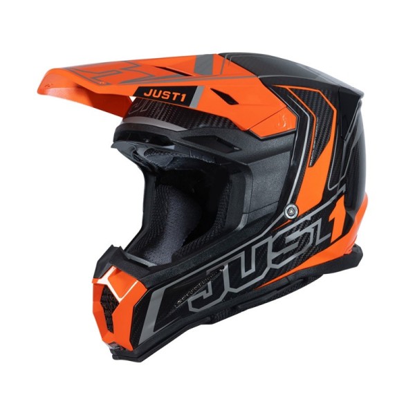 Just1 J22 Carbon 3K fluo orange Helm
