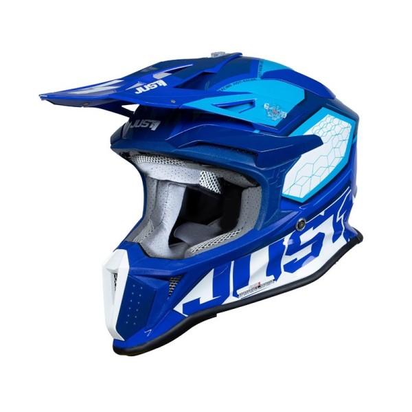 Just1 J18-F Hexa helmet blue