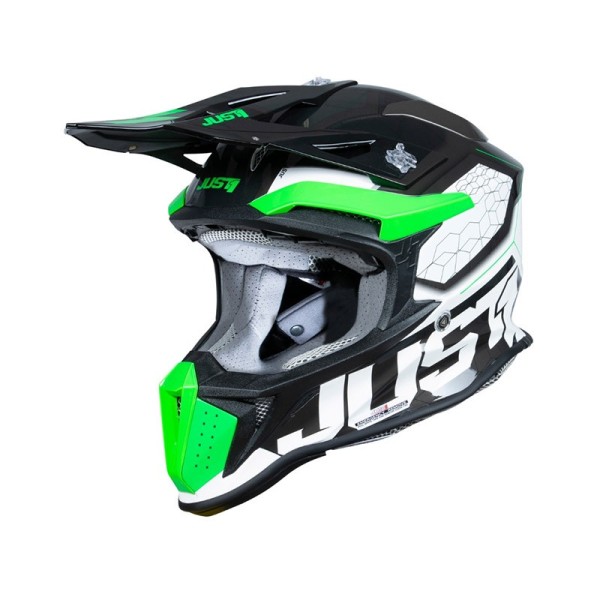 Just1 J18-F Hexa green helmet