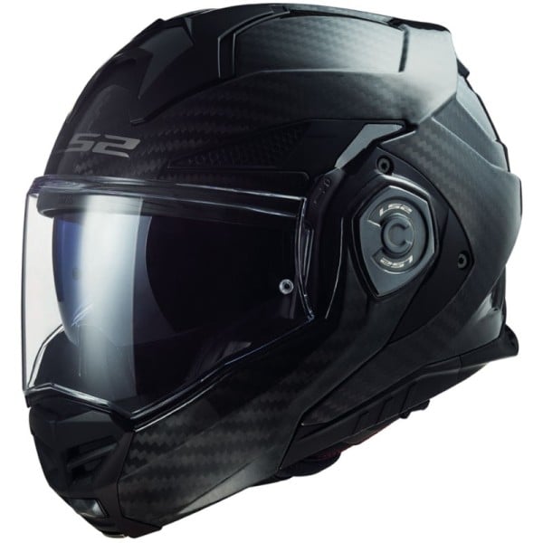 Ls2 FF901 Advant X Carbon Solid Helm schwarz
