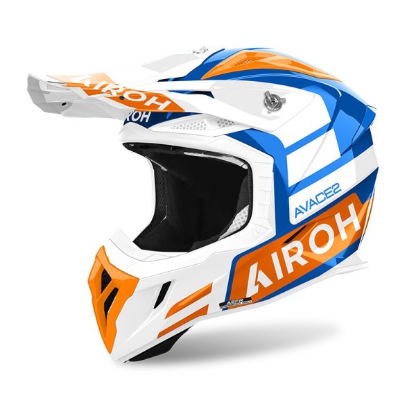 Airoh Aviator Ace 2 Sake Helm glänzend orange blau