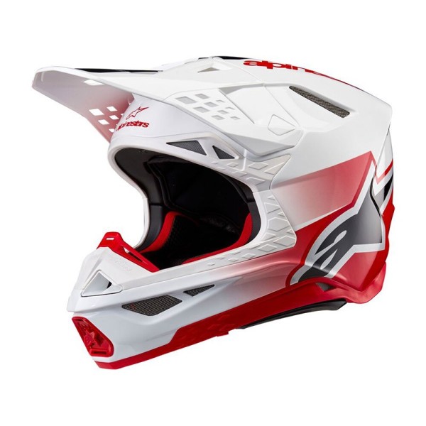 Alpinestars Supertech M10 Unite helmet white red 22.06