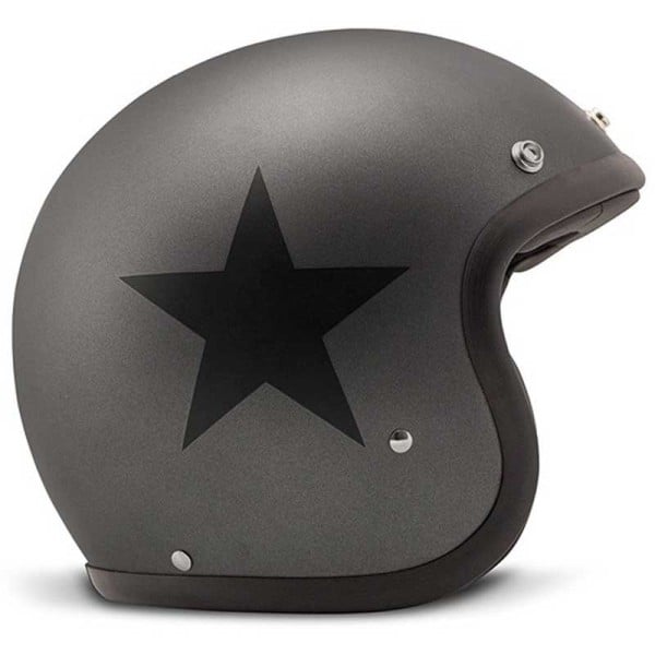 DMD Vintage Star Grey jet helmet Outlet