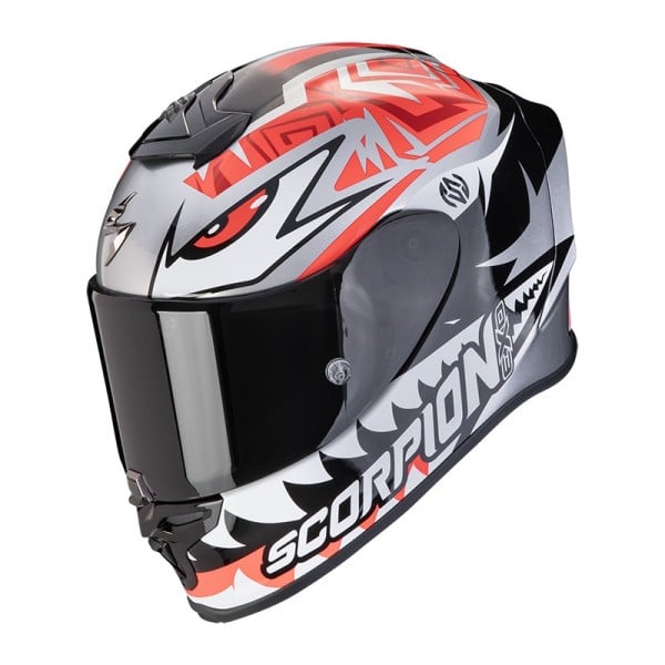 Scorpion EXO R1 Evo Air Zaccone helmet silver