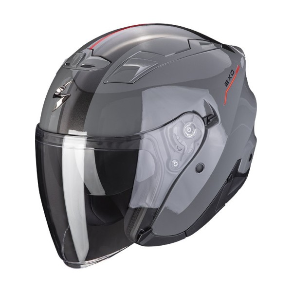 Scorpion Exo 230 SR helmet gray red
