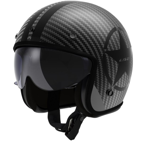 Ls2 Bob II Carbon Star helmet matt