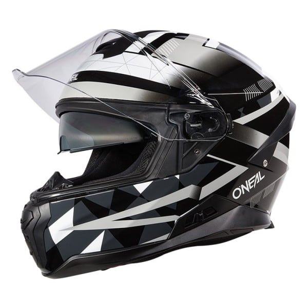 Oneal Challenger Exo Helm schwarz grau weiß