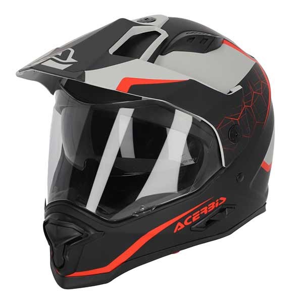 Acerbis Reactive 22-06 helmet black red