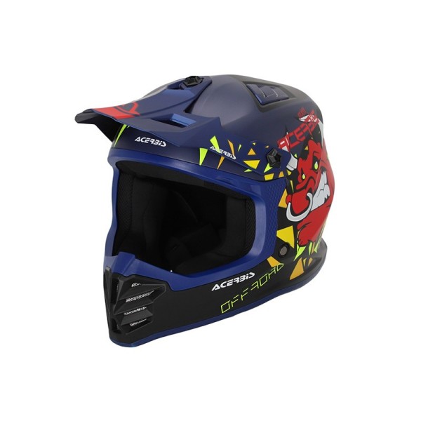 Acerbis Profile Junior Helm blau schwarz