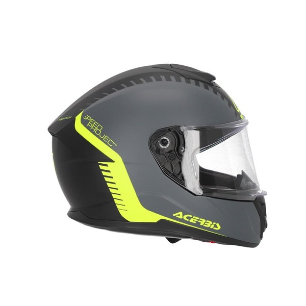 Acerbis Krapon 22-06 helmet gray yellow matt